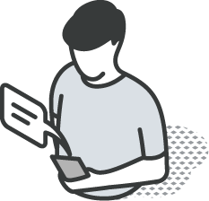 자원봉사자 문의/상담 아이콘